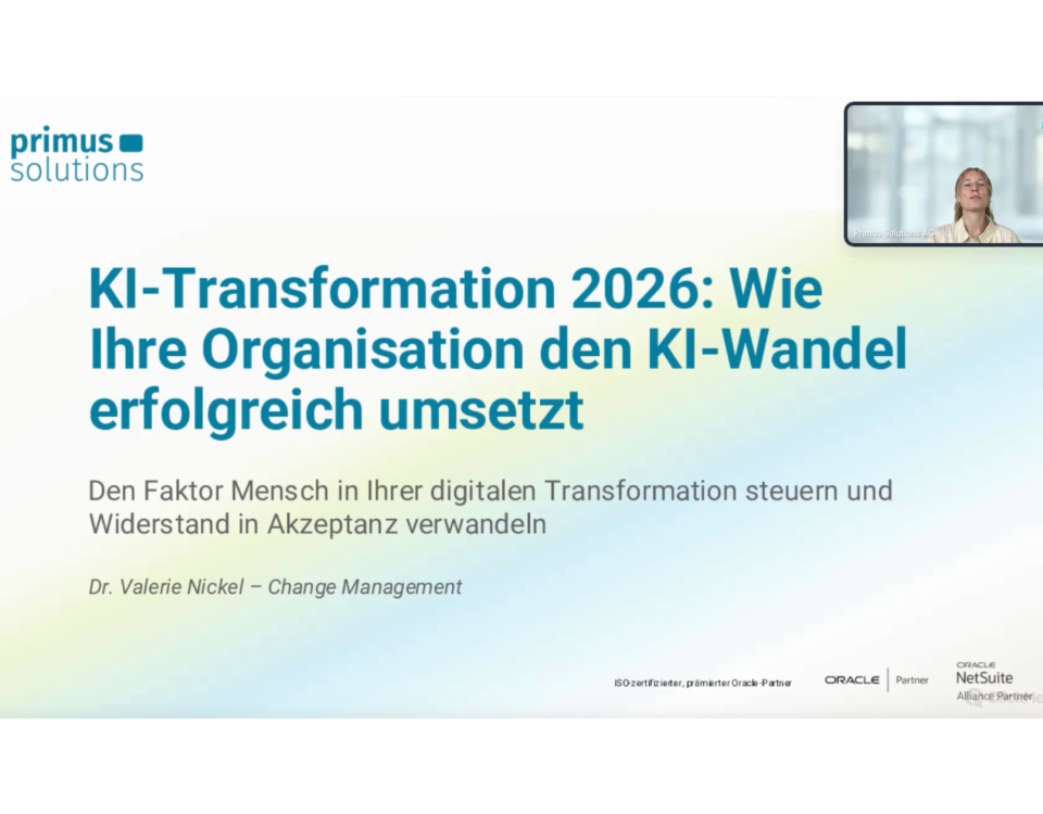 Nachbericht zum Webinar: Wie Ihre Organisation den KI-Wandel erfolgreich meistert